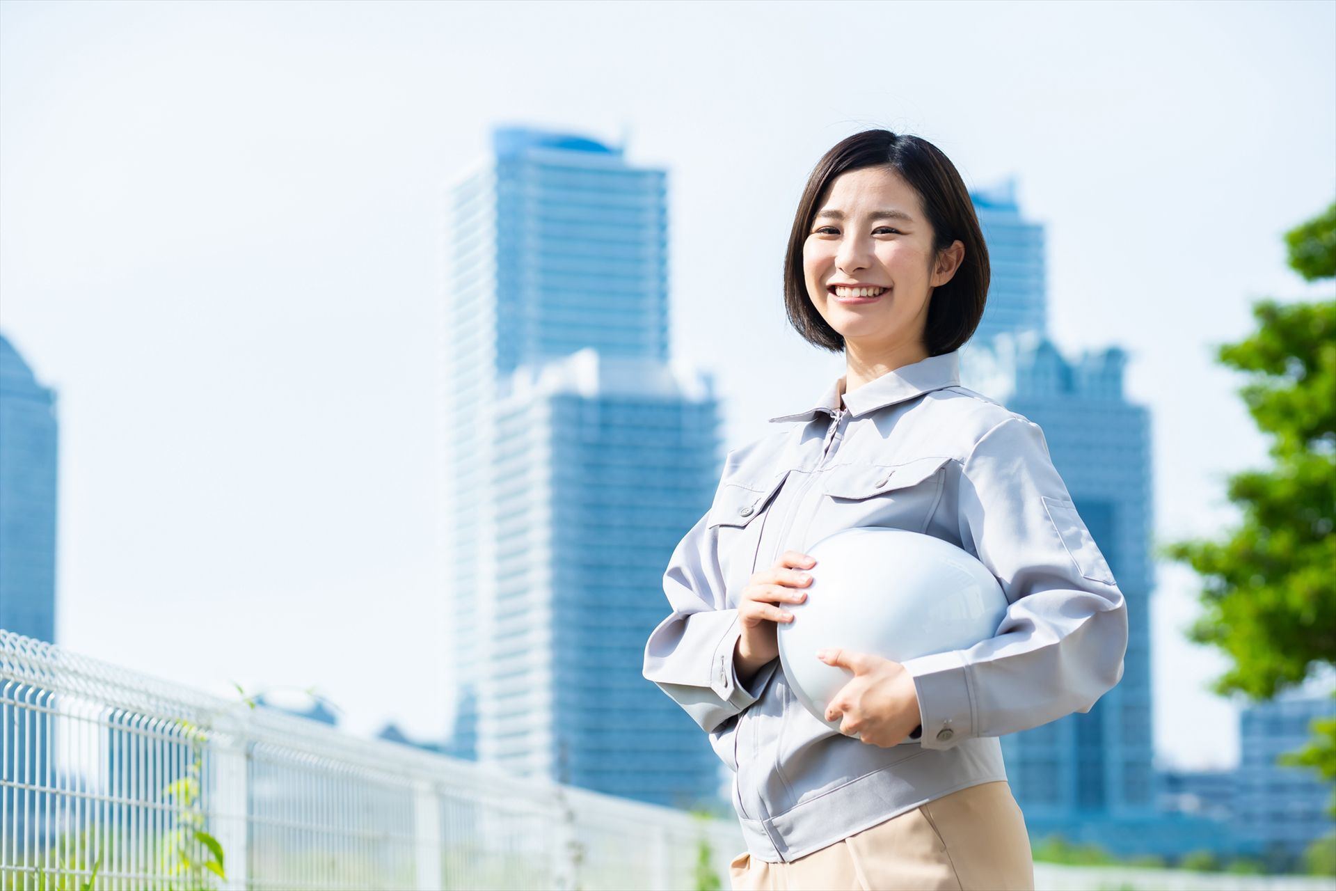 元気がいい女性スタッフ